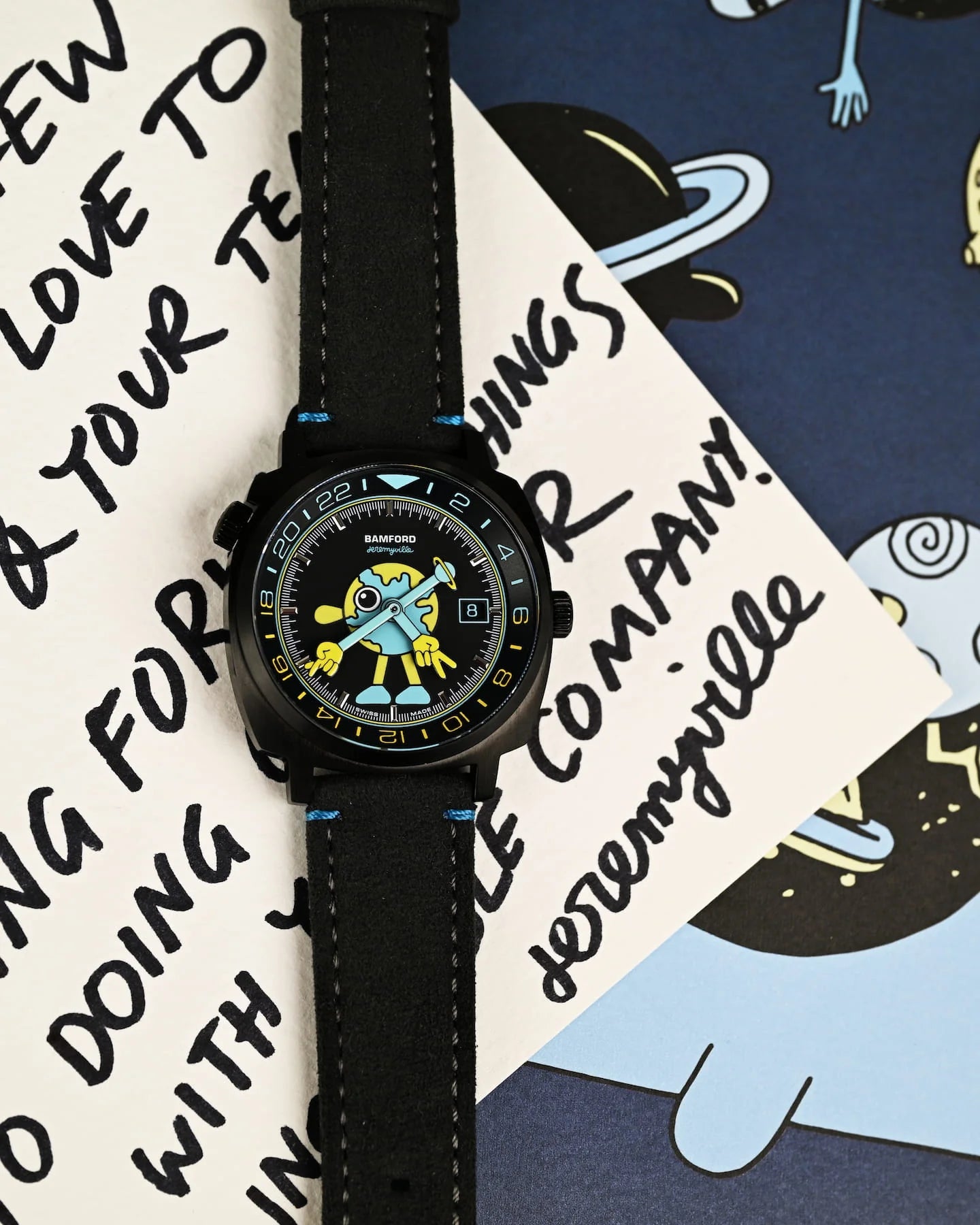 Bamford London x Jeremyville Limited-Edition GMT Watch