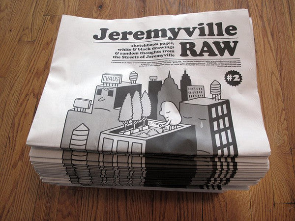 RAW #2 newspaper